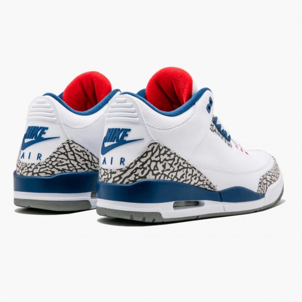 Herren Nike Jordan 3 Retro OG True Blau 854262-106 Schuhe