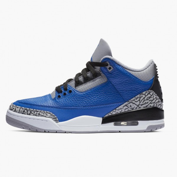 Damen/Herren Nike Jordan 3 Retro Varsity Royal Cement CT8532-400 Schuhe