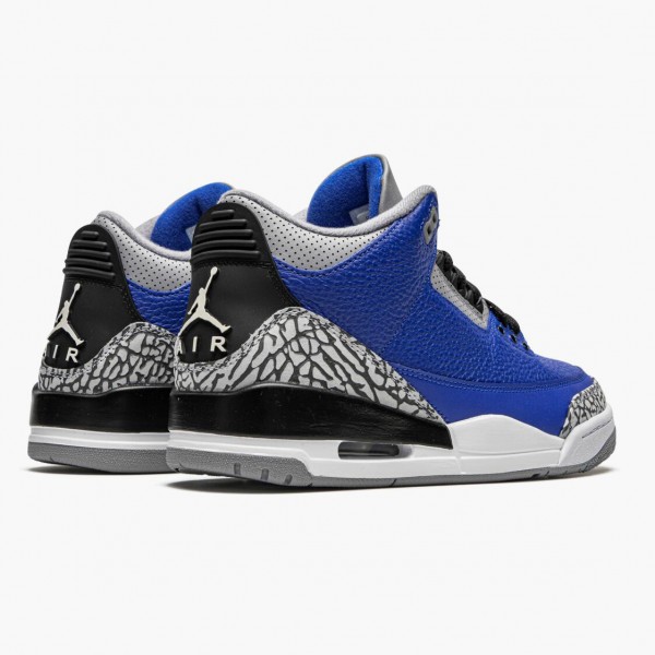 Damen/Herren Nike Jordan 3 Retro Varsity Royal Cement CT8532-400 Schuhe