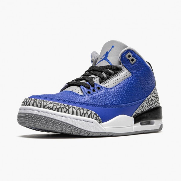 Damen/Herren Nike Jordan 3 Retro Varsity Royal Cement CT8532-400 Schuhe