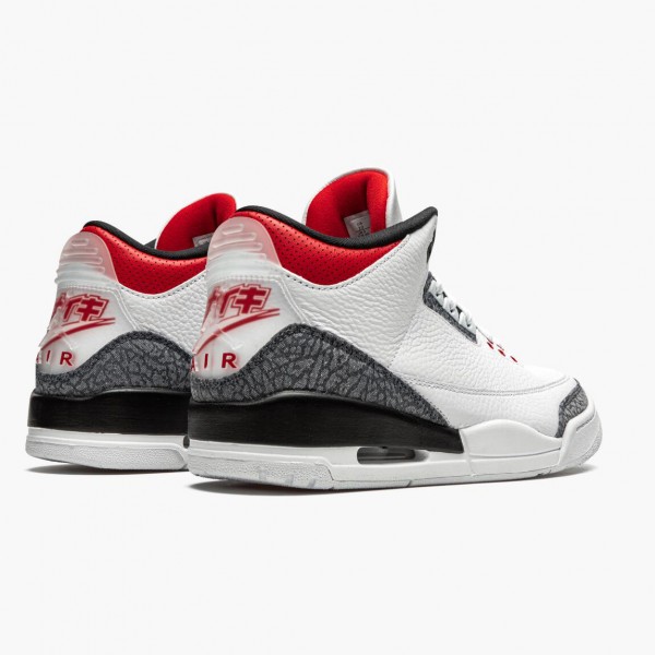 Herren Nike Jordan 3 SE DNM Fire Rot CZ6433-100 Schuhe