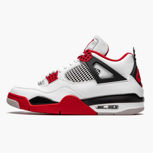 Herren Nike Jordan 4 Retro OG Fire Rot 2020 DC7770-160 Schuhe