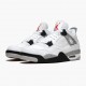 Herren Nike Jordan 4 Retro OG Weiß Cement 840606-192 Schuhe