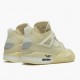 Damen/Herren Nike Jordan 4 Retro Off-Weiß Sail CV9388-100 Schuhe