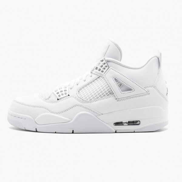 Damen/Herren Nike Jordan 4 Retro Pure Money 308497-100 Schuhe