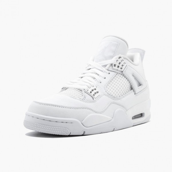 Damen/Herren Nike Jordan 4 Retro Pure Money 308497-100 Schuhe