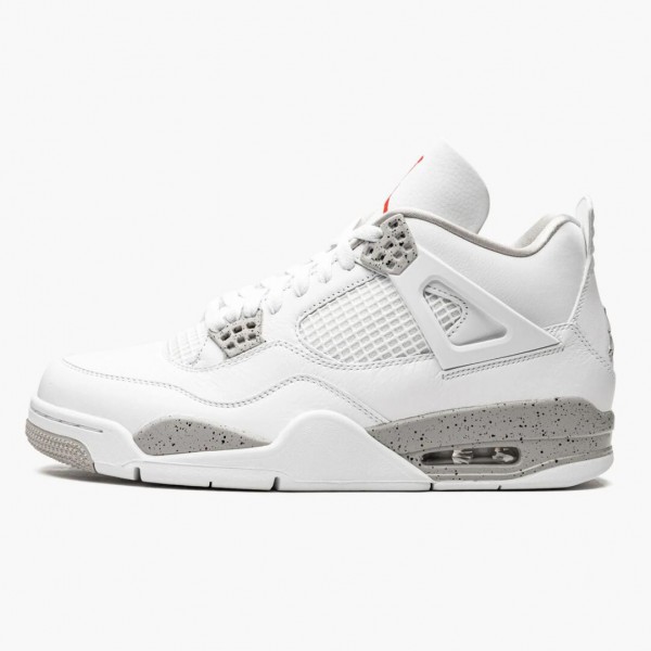 Herren Nike Jordan 4 Retro Weiß Oreo CT8527-100 Schuhe