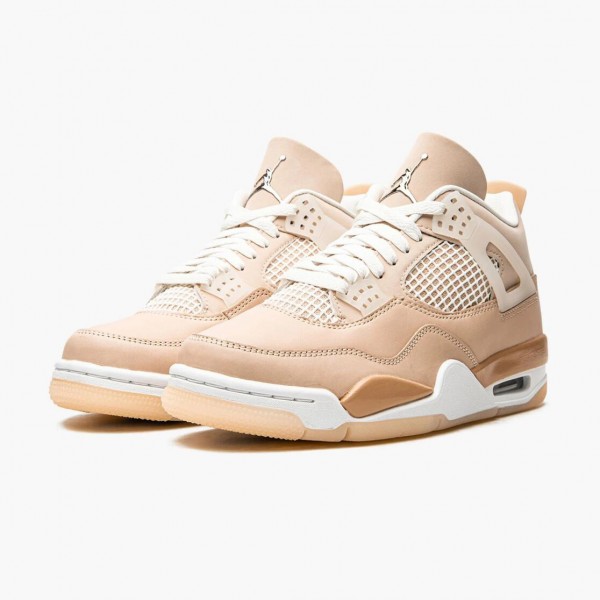 Damen Nike Jordan 4 Shimmer Bronze Eclipse Orange DJ0675-200 Schuhe