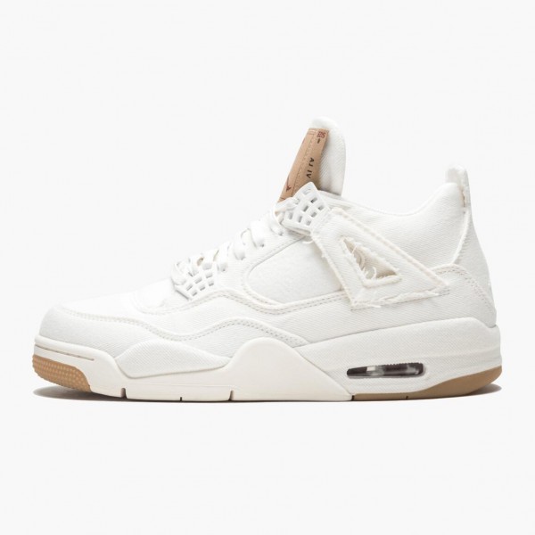 Herren Levi's x Nike Jordan 4 Denim AO2571-100 Schuhe