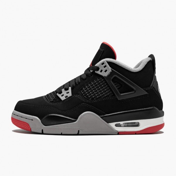 Herren Nike Jordan 4 Retro Bred 2019 Release 308497-060 Schuhe