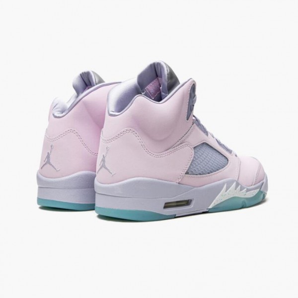 Damen/Herren Nike Jordan 5 Easter 2022 Regal Rosa Ghost Copa DV0562-600 Schuhe