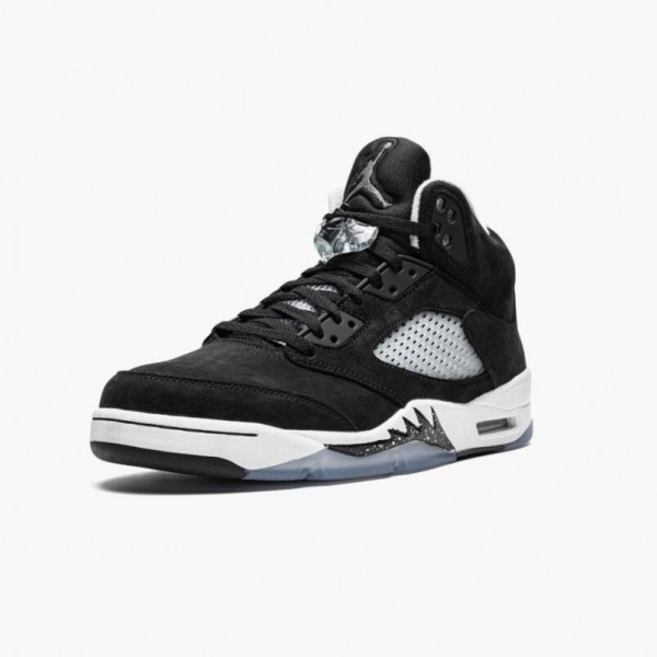 Damen/Herren Nike Jordan 5 Oreo 2021 Schwarz Weiß Cool Grey CT4838-011 Schuhe