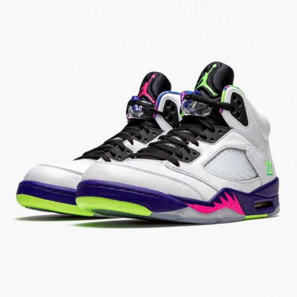 Damen/Herren Nike Jordan 5 Retro Alternate Bel Air DB3335-100 Schuhe