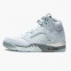 Damen/Herren Nike Jordan 5 Retro Blaubird With Silber Weiß DD9336-400 Schuhe