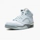 Damen/Herren Nike Jordan 5 Retro Blaubird With Silber Weiß DD9336-400 Schuhe