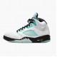 Damen/Herren Nike Jordan Retro 5 Island Grün CN2932-100 Schuhe