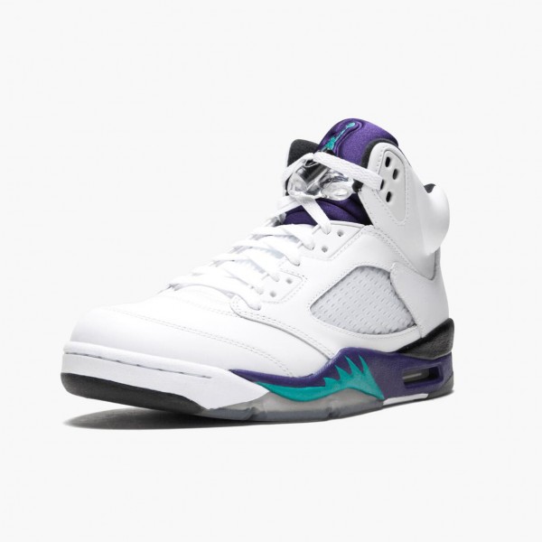 Herren Nike Jordan 5 Retro Grape 136027-108 Schuhe