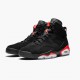 Herren Nike Jordan 6 Retro Schwarz Infrared 384664-060 Schuhe