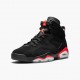 Herren Nike Jordan 6 Retro Schwarz Infrared 384664-060 Schuhe