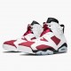 Damen/Herren Nike Jordan 6 Retro Carmine 384664-160 Schuhe