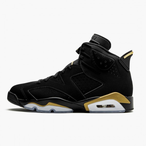 Herren Nike Jordan 6 Retro DMP 2020 Schwarz Metallic Gold CT4954-007 Schuhe