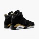 Herren Nike Jordan 6 Retro DMP 2020 Schwarz Metallic Gold CT4954-007 Schuhe