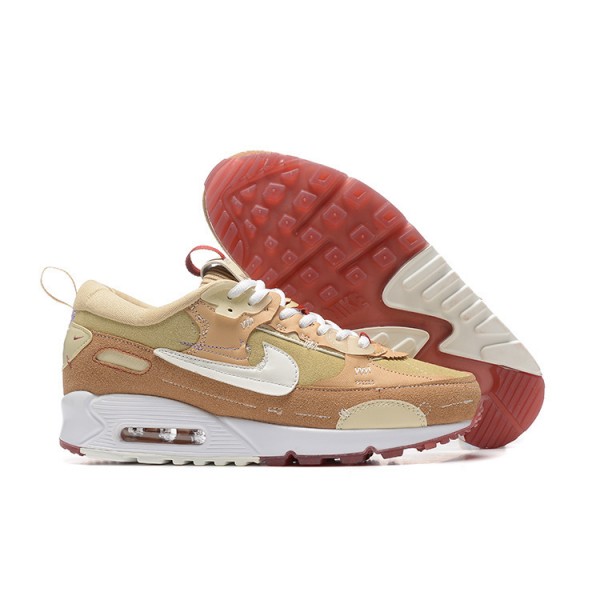 Nike Air Max 90 Futura Herren Braun Weiß Schuhe