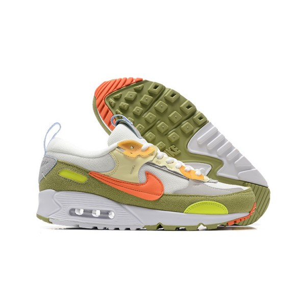 Nike Air Max 90 Futura Herren Grün Orange Schuhe