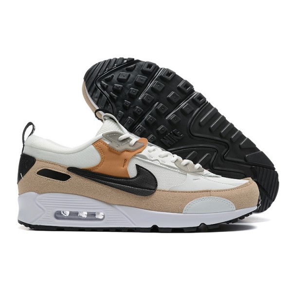 Nike Air Max 90 Futura Herren Weiß Braun DM9922-002 Schuhe