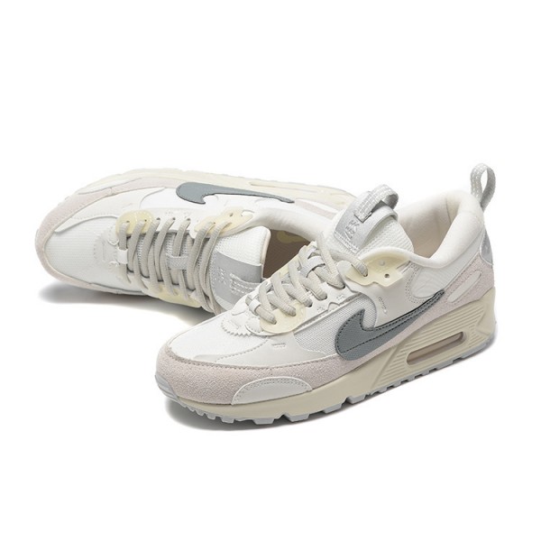 Nike Air Max 90 Futura Herren Weiß Grau Schuhe