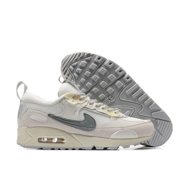 Nike Air Max 90 Futura Herren Weiß Grau Schuhe