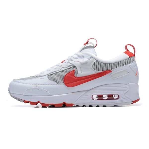 Nike Air Max 90 Futura Herren Weiß Rot FD9865-100 Schuhe