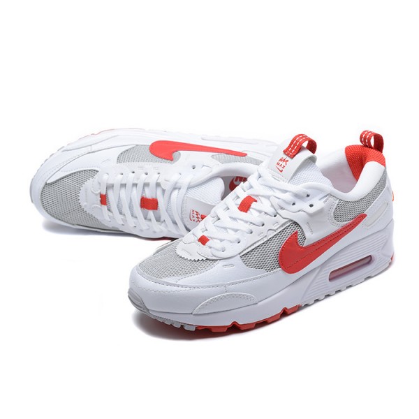 Nike Air Max 90 Futura Herren Weiß Rot FD9865-100 Schuhe