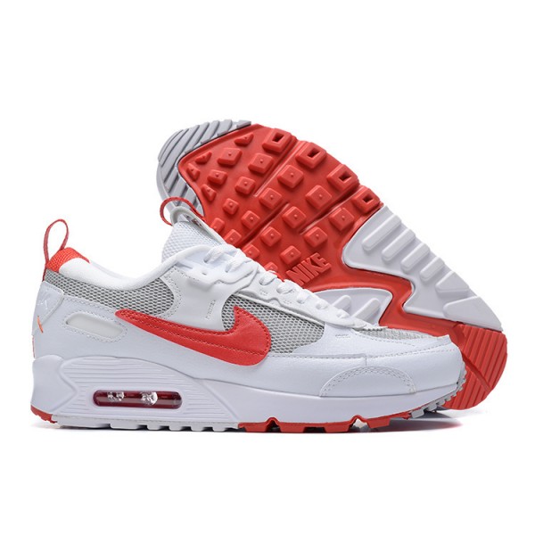 Nike Air Max 90 Futura Herren Weiß Rot FD9865-100 Schuhe