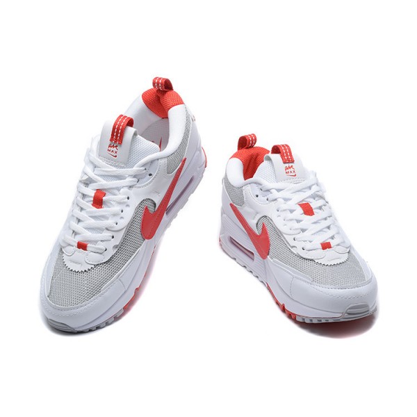 Nike Air Max 90 Futura Herren Weiß Rot FD9865-100 Schuhe