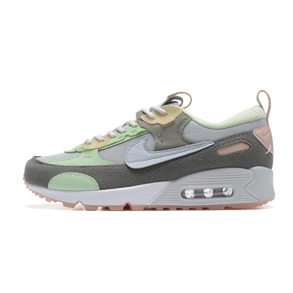 Nike Air Max 90 Futura Damen/Herren Grau Grün DM9922-001 Schuhe