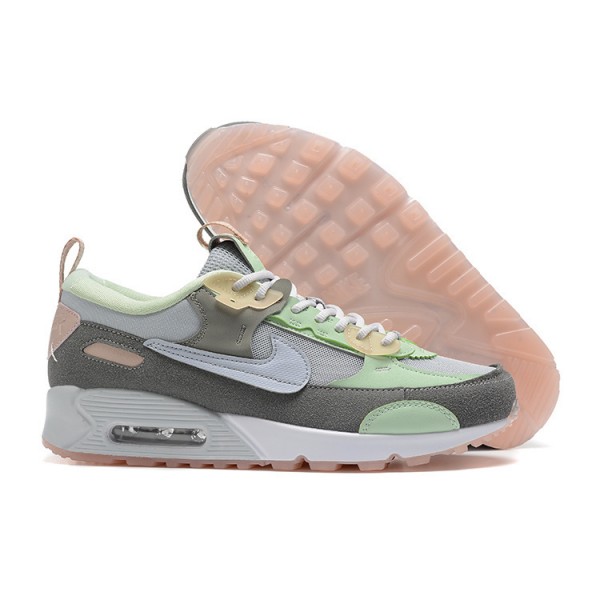 Nike Air Max 90 Futura Damen/Herren Grau Grün DM9922-001 Schuhe