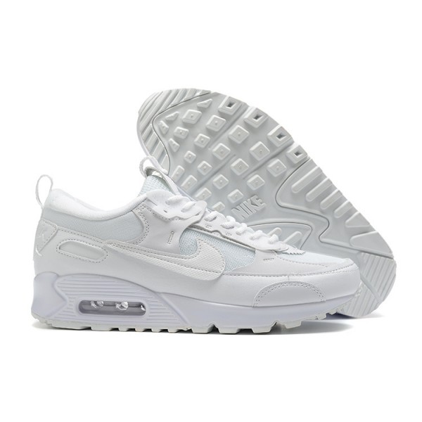 Nike Air Max 90 Futura Damen/Herren Triple Weiß DM9922-101 Schuhe