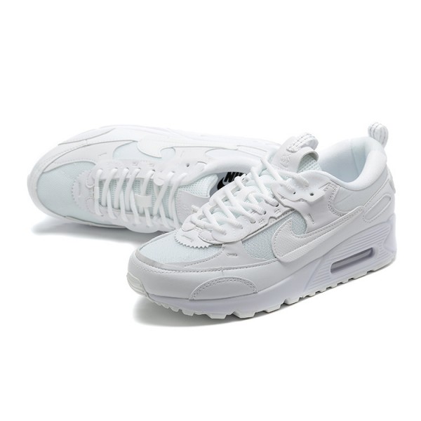 Nike Air Max 90 Futura Damen/Herren Triple Weiß DM9922-101 Schuhe