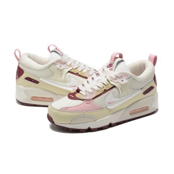 Nike Air Max 90 Futura Damen Beige Rosa Schuhe