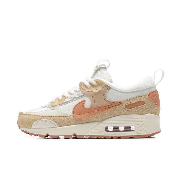 Nike Air Max 90 Futura Damen Weiß Braun DV7190-100 Schuhe