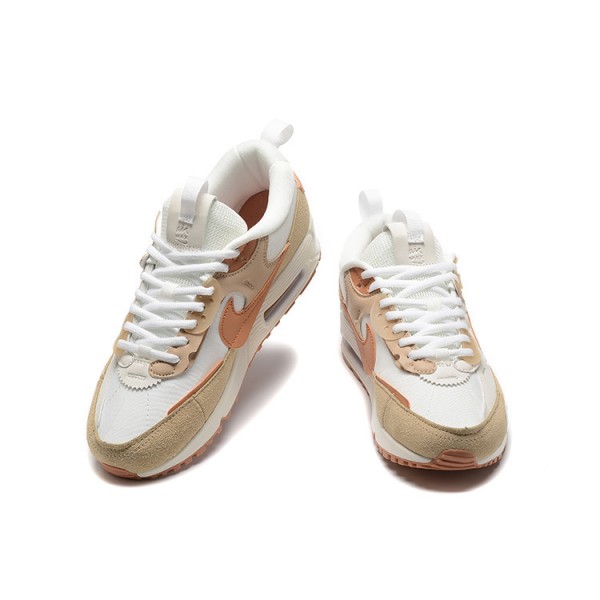 Nike Air Max 90 Futura Damen Weiß Braun DV7190-100 Schuhe