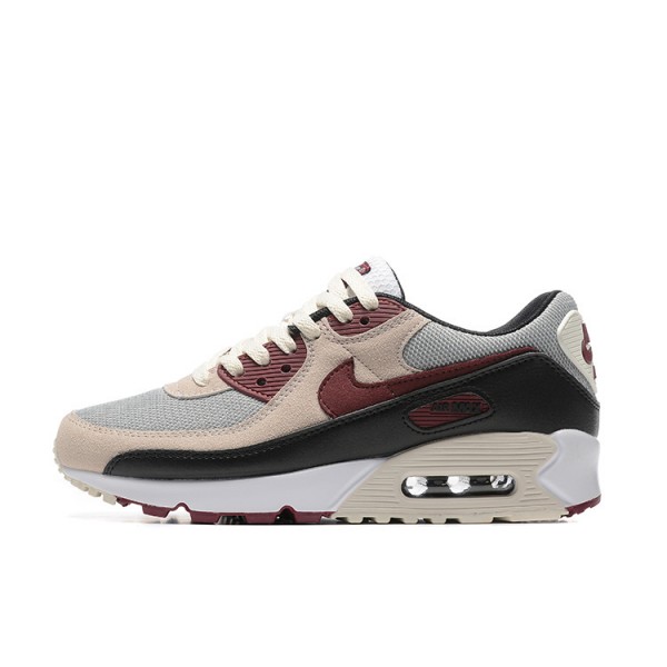 Nike Air Max 90 Herren Beige Rot DQ4071-004 Schuhe