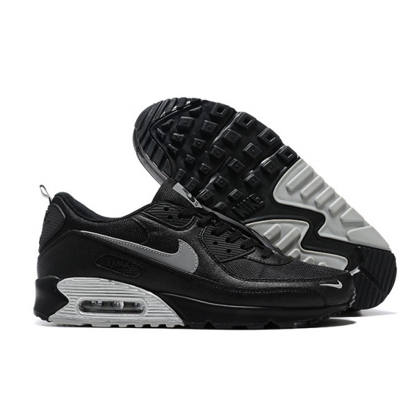 Nike Air Max 90 Herren Schwarz Grau DH4619-100 Schuhe