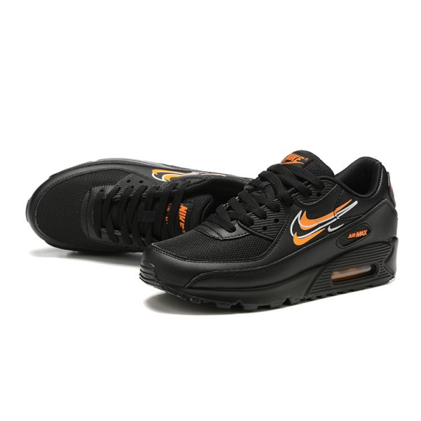 Nike Air Max 90 Herren Schwarz Orange DV7146-001 Schuhe