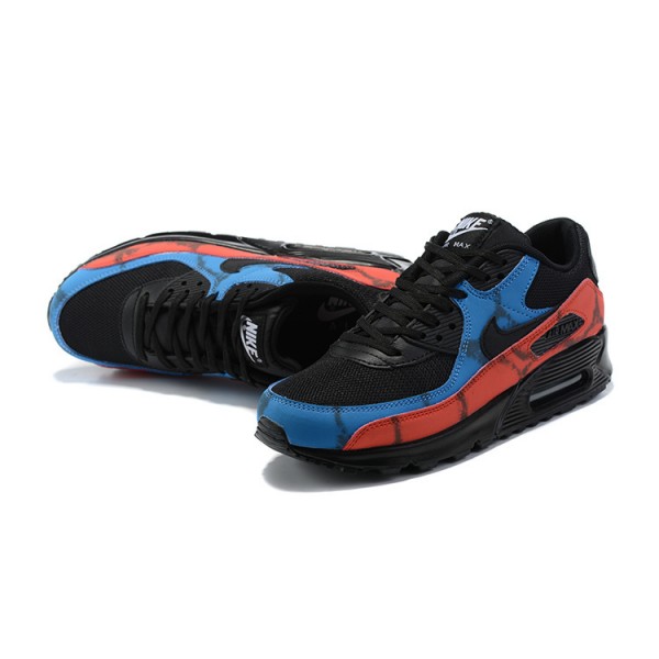 Nike Air Max 90 Herren Schwarz Rot DJ6888-001 Schuhe