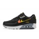 Nike Air Max 90 Herren Schwarz Gelb Und Orange Schuhe