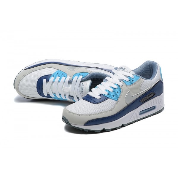 Nike Air Max 90 Herren Blau Weiß FD0664-400 Schuhe