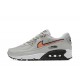 Nike Air Max 90 Herren Grau Orange Schuhe