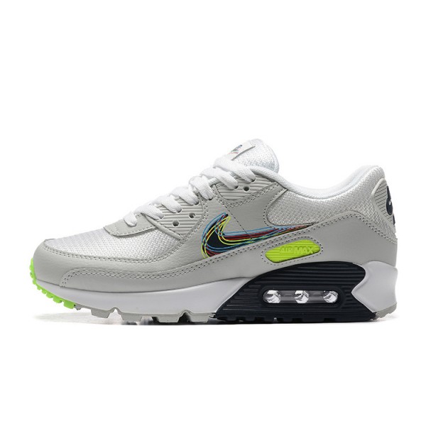 Nike Air Max 90 Herren Grau Weiß Und Schwarz Schuhe